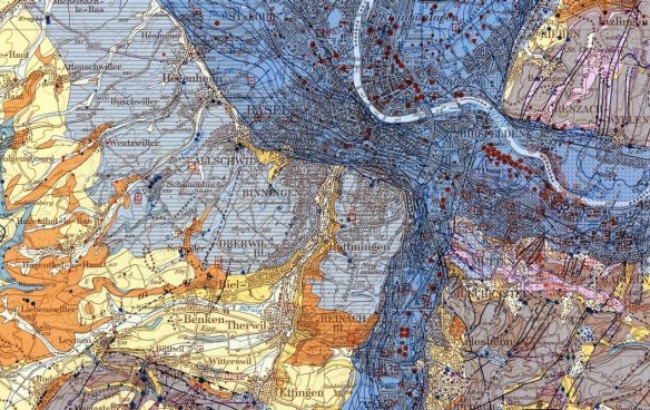 Ausschnitt der Hydrogeologischen Karte